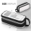 Grid Mesh Pencil Case 2 Compartment Pen Bags for Students Black 4