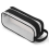 Grid Mesh Pencil Case 2 Compartment Pen Bags for Students Black 2