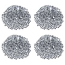 1000 peças de olhos autoadesivos olhos arregalados para artesanato faça você mesmo 6 mm