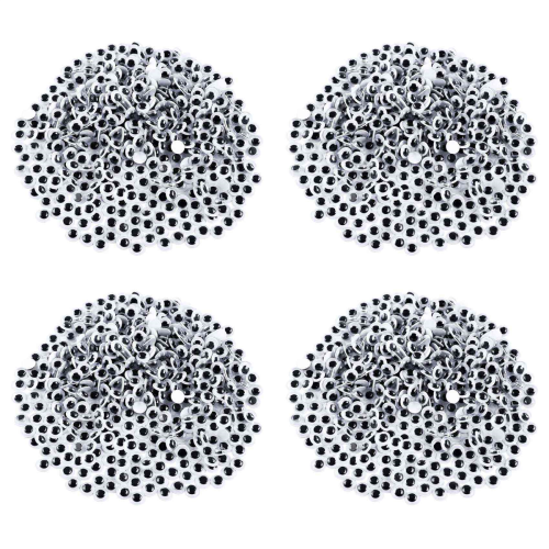 1000 τεμάχια αυτοκόλλητα μάτια Googly Eyes για χειροτεχνίες DIY 6 χιλ.