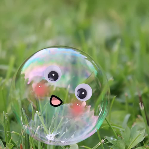 1000 τεμάχια αυτοκόλλητα μάτια Googly Eyes για χειροτεχνίες DIY 6 χιλ. 2
