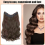24 τεμάχια Chunni Clips για extensions μαλλιών με κλιπ Snap 4