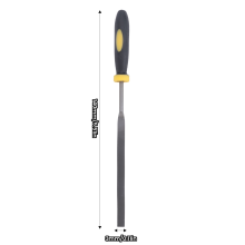 5 kusov/sada profesionálnych pilníkov 3x140 mm, raftová ihla, nástroj na rezanie kovu