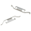 for E30 E32 E34 E36 Z3 E46 ATE Set of 2 Rear Brake Retaining Clips 2