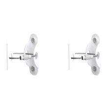 Fixador Anti-Tombo para Móveis, Sapato, Estante, Armário, Fixador Anti-Tombo, Branco