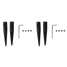 3Pcs Polishing Connecting Rod Tapered Spindle Adapter Threaded