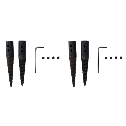 3Pcs Polishing Connecting Rod Tapered Spindle Adapter Threaded
