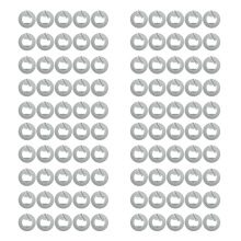 50 stuks NFC Ntag213 NFC-labelsticker ISO14443A 213-sticker