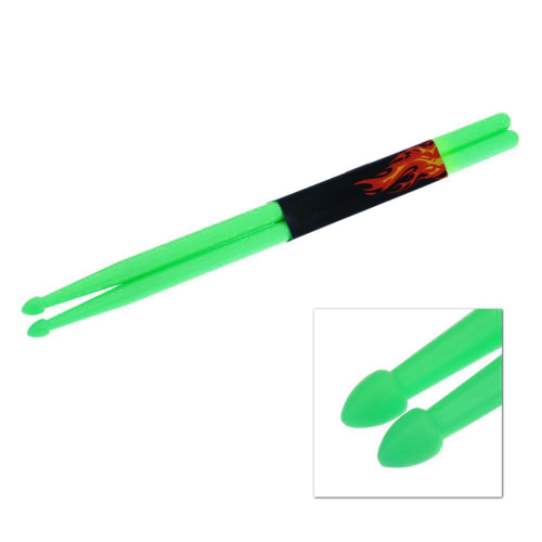 Baquetas de nailon para batería profesional verde 1