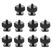 1/4 inch-20 Montage Adapter Statiefschroef naar Flitsschoen (2 verpakkingen)