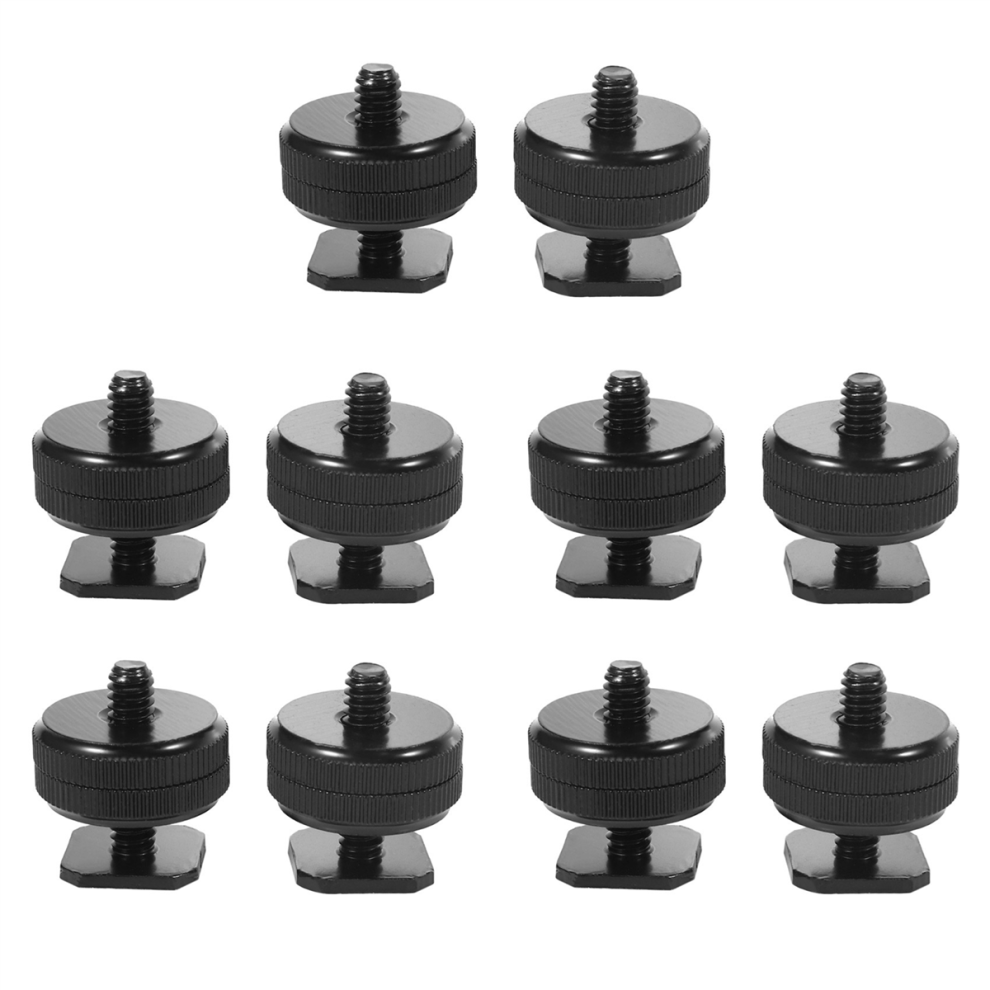 Adaptateur de montage 1/4"-20 pour trépied à vis pour griffe flash (lot de 2)