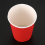 20x Paper Cups Solid Colours Birthday Catering Red 6