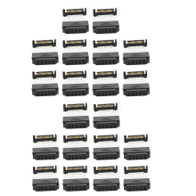 10 pares de plugues SATA L29-Sata com 5 furos, plugue e capa para soquete SATA macho