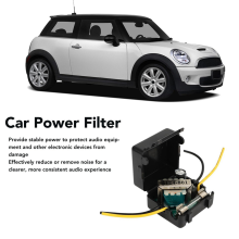 Auto Power Filter 12V Voedingsfilter, voor Equalizers Versterkers
