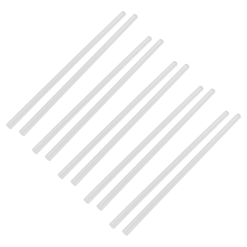 3Mmx250Mm Round Shape Solid Acrylic Rod Pmma Extruded Bar Clear 2Pcs