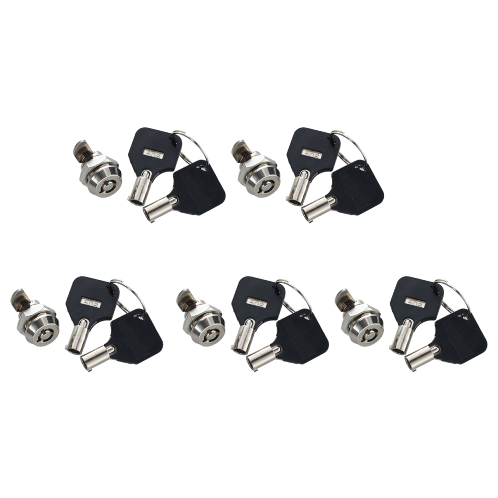 12Mm Threaded Keyed Quarter Turn Cam Lock For Drawer Box Locker 4712801420234