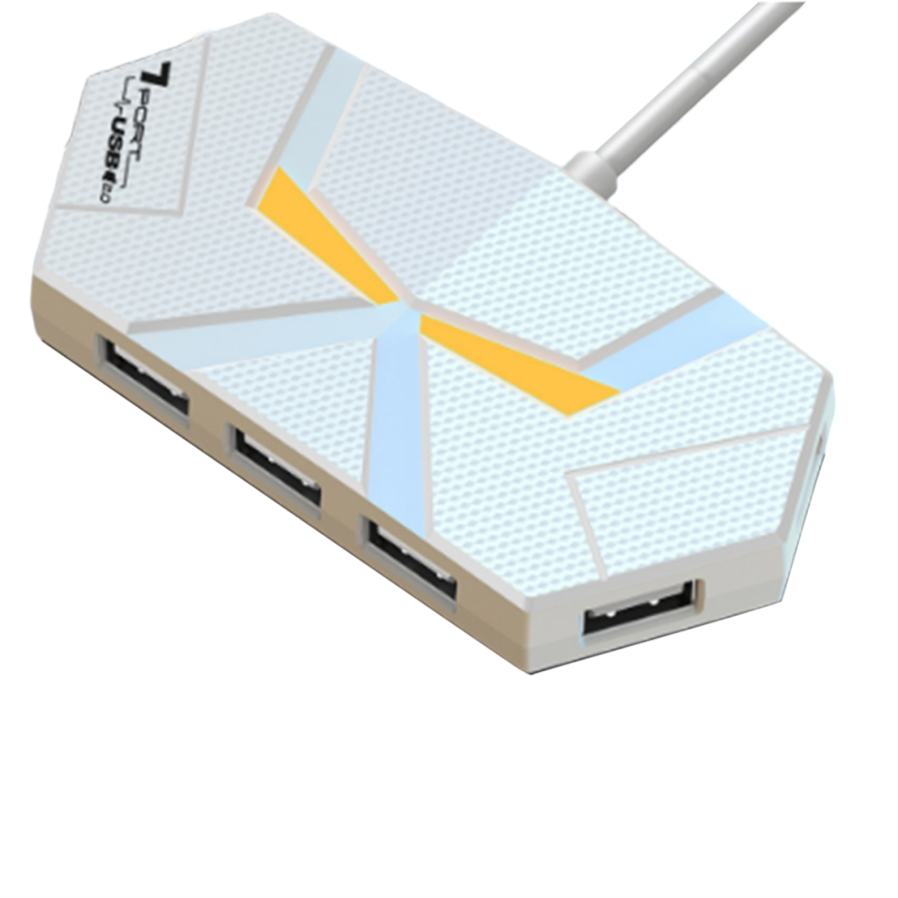 0.6Cm Hub 7-Port Compatible Usb2.0 Expansion Splitter Laptop Connect 4712801421187