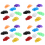 24 tampas de tecla com capa flexível multicolorida 1