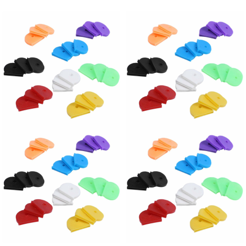 24 tampas de tecla com capa flexível multicolorida