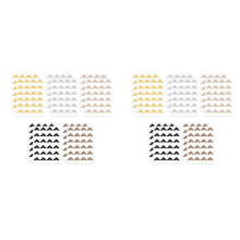 240 coins photo pour scrapbooking, autocollants d'angle, multicolores