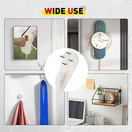 Stucco/Concrete Wall Hooks, No Damage Hook Hanging Kit, Set of 40 2
