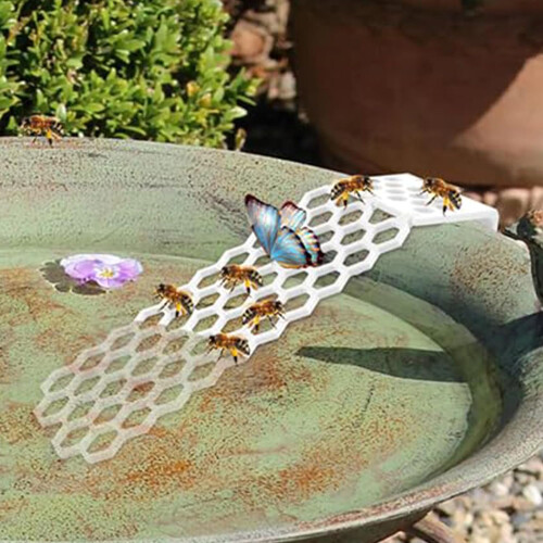 Floating Bee Ladder, Bee Dryer Island, Bee Drinking Station  18 cm White 2