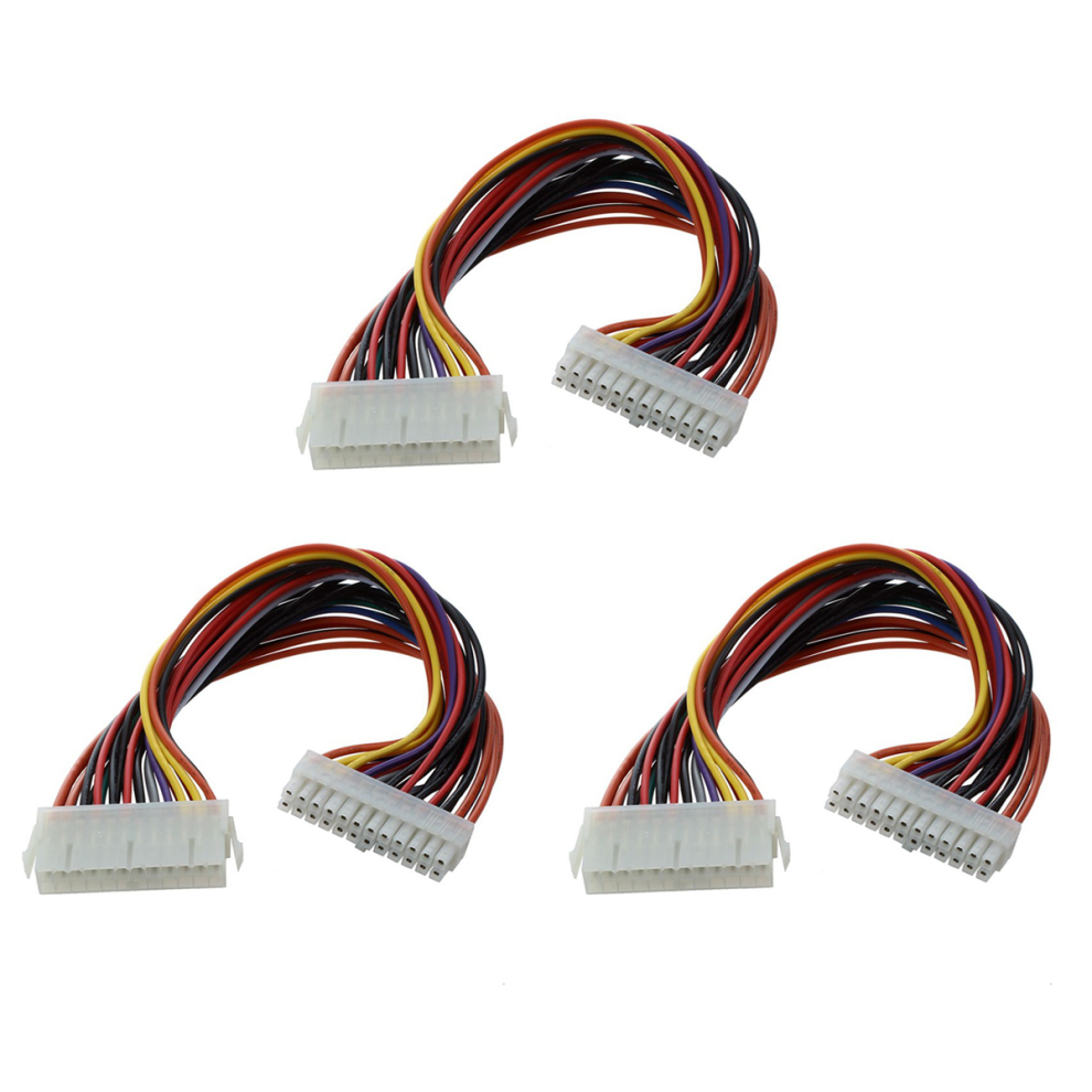 29.5Cm Computer Psu Atx 24 Pin Male To Female Extension Power Cable 4712801421255