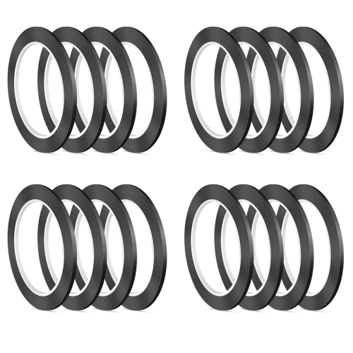 Ruban pour tableau blanc, ruban à rayures noires, largeur 3 mm
