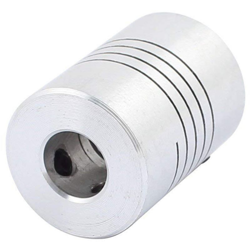 Σύνδεσμος άξονα 6mm έως 8mm Μήκος 25mm Διάμετρος 18mm Κράμα αλουμινίου 1