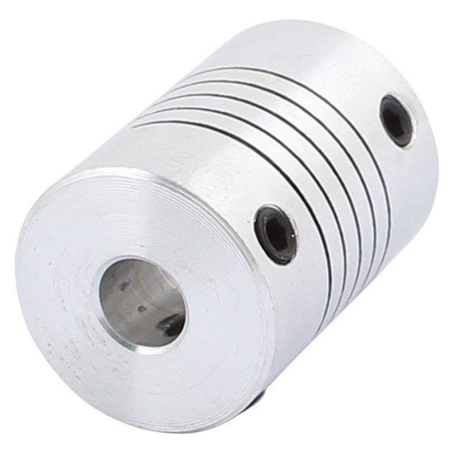 Σύνδεσμος άξονα 6mm έως 8mm Μήκος 25mm Διάμετρος 18mm Κράμα αλουμινίου 2