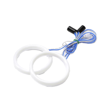 2 kpl auton rengas enkeli silmät LED 60 mm valkoinen valo 12 V