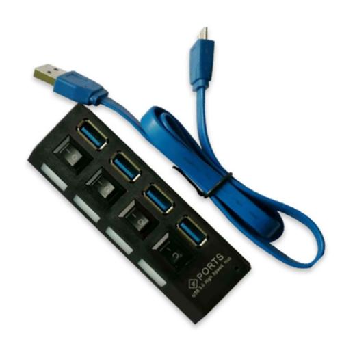 4-Port USB HUB 3.0 Hub USB-Splitter Multi USB Hub 3.0 Hub für PC 1