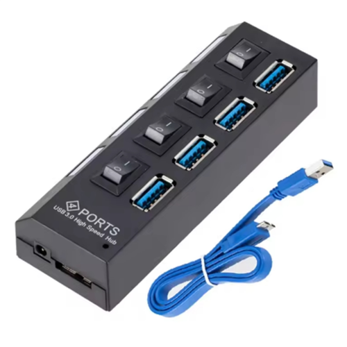 4-Port USB HUB 3.0 Hub USB-Splitter Multi USB Hub 3.0 Hub für PC