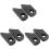 2PCS Universal Bicycle Fixed Gear Rubber Crank Protector Cover, Black 1
