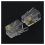 Conector de telefone Jack RJ9 4P4C 50 unidades, Transparente 4