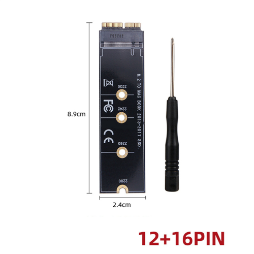 For Pro 2013-2017 to NVME M-Key M.2 Hard Drive Adapter 2