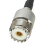 Connector coaxiale rechte verlengkabel, 1M 5