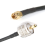 Connector coaxiale rechte verlengkabel, 1M 3