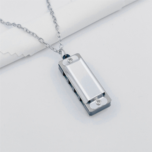 Mini Harmonica Ketting 4 Gaten 8 Toon Mondharmonica Draagbaar 2