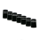10pcs Golf Ferrule with Double Chrome Ring type 5: 8.9x16x13.4mm 6