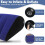 Inflatable Wedge Body Pillow for Sleeping,Leg Elevation,Trave 3