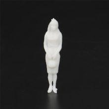 1:50 Figuras Brancas Modelo Arquitetônico Escala Humana Modelo HO, 10 Peças