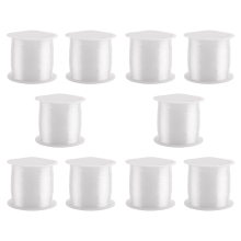 0,2 mm diameter transparante nylon visvislijn spoel kralenkoord