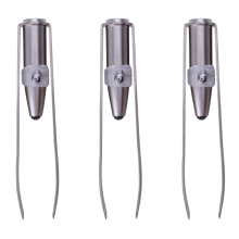 Edelstahl Wimpern Augenbrauen Pinzette + Luz LED