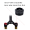 Bike Front Fork Valve Nut Bicycle Air Fork Cap Assembly Bicycle Part 3