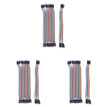 40pcs 20cm 2.54mm male to male Breadboard jumper wire cable