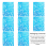 8 folhas de adesivos de letras e números de 1,5 polegadas, para scrapbooking, azul claro 4