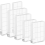 6PCS Acrylic Stamp Block, 4 Size Clear Stamp Blocks Decorative Stamps 1