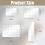 6PCS Acrylic Stamp Block, 4 Size Clear Stamp Blocks Decorative Stamps 2