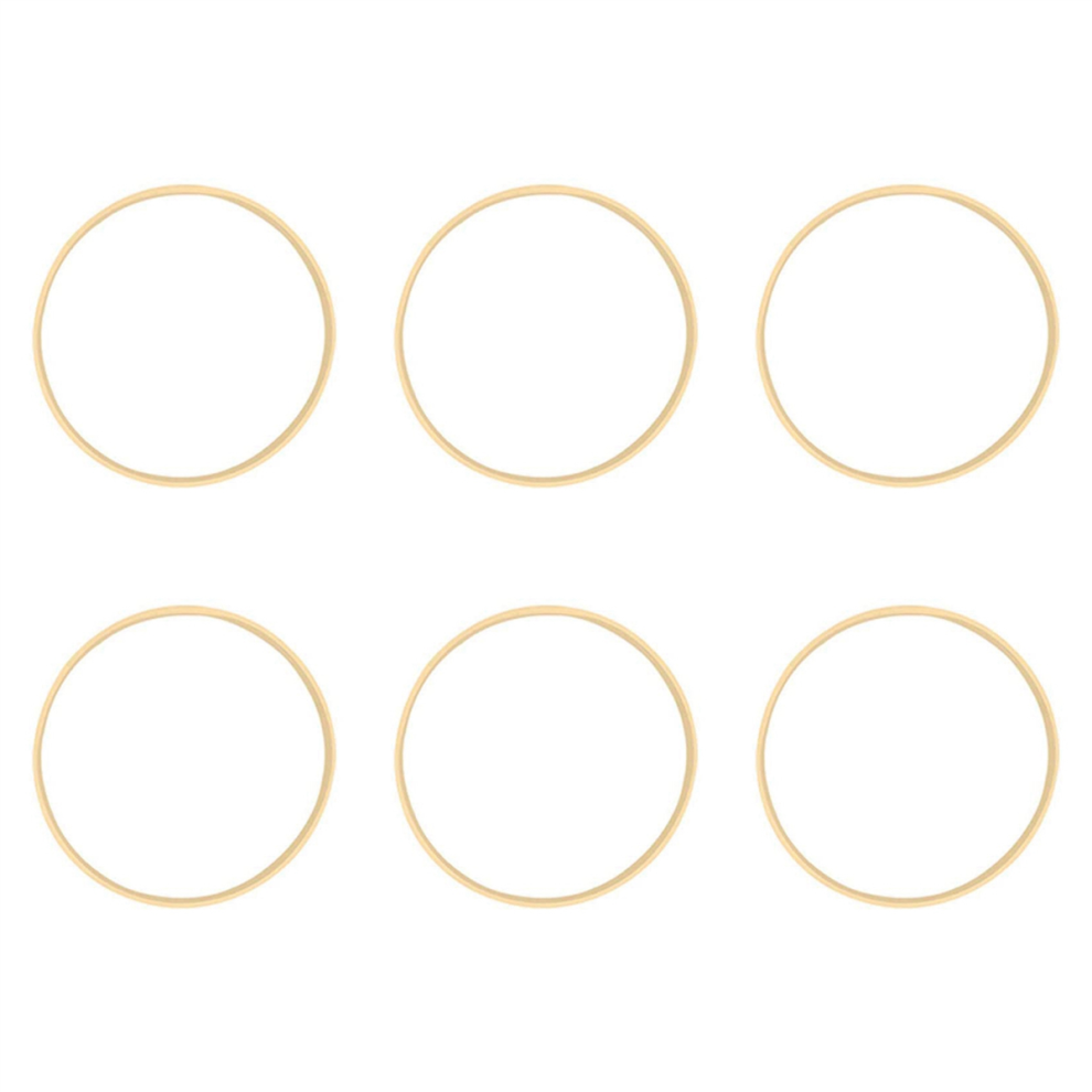 Anelli Di BambÃ¹ Da Sogno, Cerchio Di Legno Rotondo, Acchiappasogni Fai Da Te, 10 Cm-image